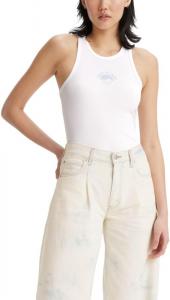 Женская майка Levi's Gemini с графическим принтом, (New) Coast To Coast Bright White