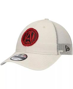 Мужская бежевая кепка Trucker Hat Atlanta United FC Game Day 9TWENTY Adjustable New Era