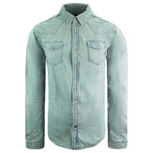 Мужская джинсовая рубашка стандартного кроя Scotch & Soda, синий