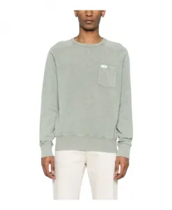 Архивная толстовка с круглым вырезом Fay, зеленый