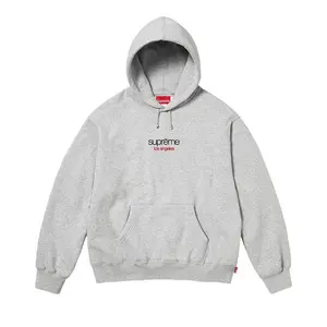 Толстовка Supreme Classic Logo Los Angeles Hooded Sweatshirt 'Heather Grey'