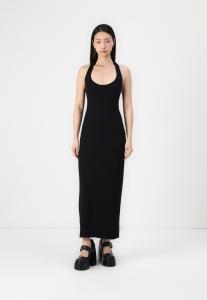 Платье макси HALTERNECK DRESS - Jersey dress Gina Tricot, черный