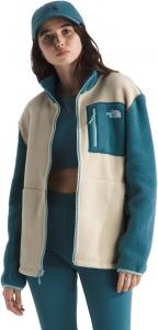 Женская куртка The North Face Yumiori легкая флисовая, бежевый/бирюзовый