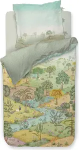 Комплект постельного белья Pip Studio Cabrera, цвет зеленый, размер 155x220+80x80 PiP Studio