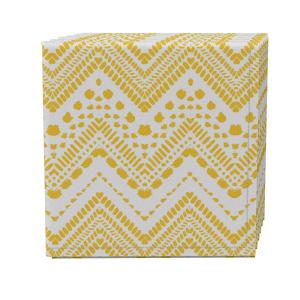 Набор салфеток из 4 шт., 100 % хлопок, 20x20 дюймов, с рисунком зигзаг