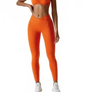 Средние утягивающие леггинсы в оранжевом Rockstar Peach