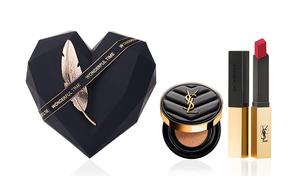 Набор косметики для лица Luxury Pet Foundation Box с велюровым сатиновым матовым покрытием без эффекта переноса SAINT LAURENT