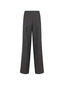 Брюки с защипами Peserico, серый