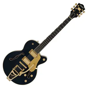 Электрогитара Gretsch Broadkaster Jr LX Center Block с Bigsby, накладка на грифе из эбена, цвет Midnight Sapphire