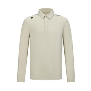 Длинный рукав поло мужская DESCENTE, Bg-Pelican