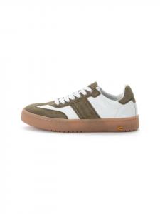 Зеленые кожаные кроссовки Camel Active