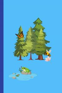 Kids Nature Sketchbook: Cute 6x9 Drawing and Doodling Book with Fun Cartoon Trees, Animals, and Fruit - Perfect for Little Artists (Independently published)