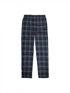 BOSS Брюки Chris Pattern темно-синего цвета