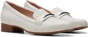 Лоферы Clarks Juliet Aster, цвет Off-White Leather