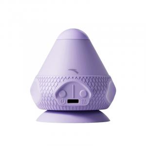 Многофункциональный массажер, массажный пистолет Fascia Gun с термотерапией и насадкой для точечного массажа Q7A ANTA, светло-фиолетовый