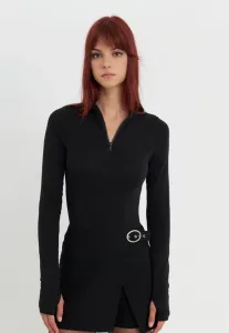 Топ с длинными рукавами Even&Odd, Black