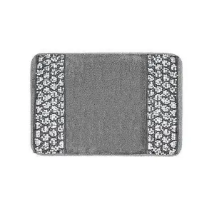 Коврик для ванной с пайетками в стиле Синатры, 53 x 61 см Popular Bath, серебряный