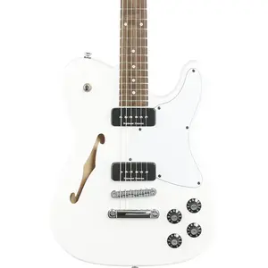 Электрогитара Fender Jim Adkins JA90 Telecaster Thinline с грифом из лавра, арктически-белая