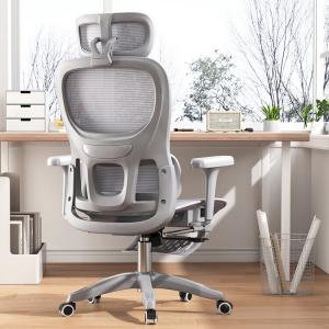 Эргономичное кресло SIHOO Ultra Dragon Pattern Special Mesh Starry Gray с 3D подлокотниками и нейлоновыми ножками