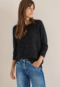 Джемпер Cecil RUNDHALS STRUKTURPULLOVER, Schwarz/Black