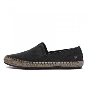 NANJIREN Мужские повседневные кроссовки низкие черные/синие/бежевые - черные, цвет Black