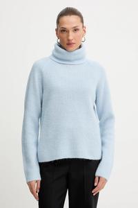 Свитер из смесовой шерсти Boss Orange, синий