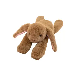 Мягкая и милая плюшевая игрушка в виде кролика высота 45 см PUDOWRABBIT, темно-коричневый