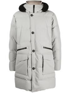 Пуховик с капюшоном Woolrich, нейтральный цвет