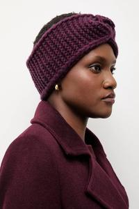 Повязка на голову из мериносовой шерсти Answear.Lab, бордовый