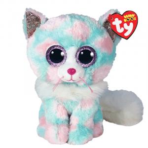 Ty Плюшевая кукла котенок Cassidy Lavender Cat Bubbles Multicolor, высота 17см/24см