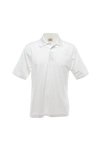 UCC 50 50 Однотонная рубашка-поло из пике с короткими рукавами Ultimate Clothing Collection, белый