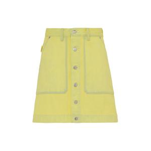 Onitsuka Tiger Юбка деним на пуговицах Denivita SS26 коллекция WS желтая