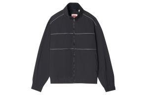 Levis Куртка унисекс, черный, с воротником-стойкой, средней толщины, другие