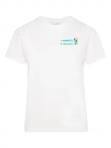 Футболка с вышивкой Mc2 Saint Barth, белый