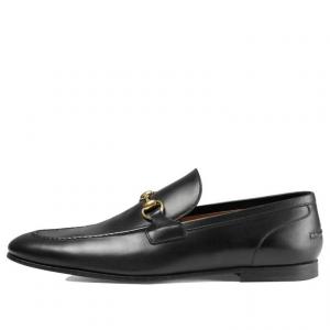 Лоферы Gucci Jordaan Leather Loafers 'Black'