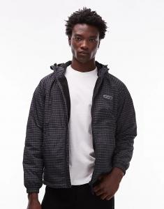 Клетчатая спортивная куртка Element Alder 2.0 темно-синего цвета