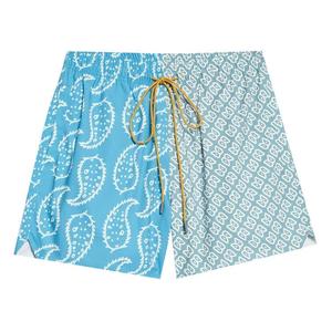 Брюки Rhude Paisley Trunks, Marine/Sage/Pink