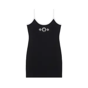 Chrome Hearts Слип-платье Women's Black