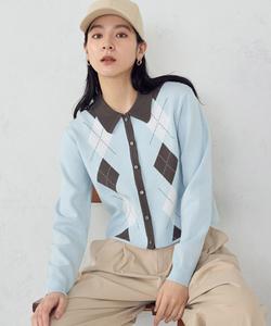 Кардиган с воротником «аргайл»