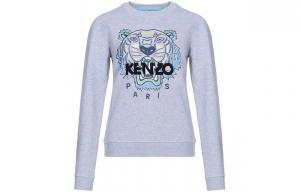Свитшот женский Kenzo, жемчужно-серый