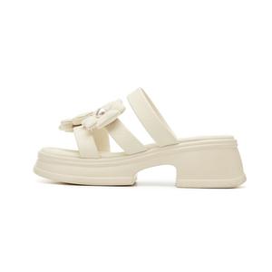 DAPHNE Женские тапочки-шлёпанцы бежевые, цвет Beige