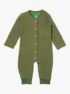 Детский комбинезон с длинными рукавами из органического хлопка Little Green Radicals, Chive
