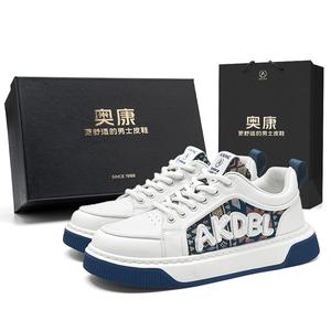 AOKANG Кроссовки Air Force One Series унисекс низкие топ Mocha, деним блю - деним блю [Коробка], цвет Denim Blue[Box]