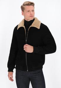 Куртка DreiMaster Leather jacket, Black/Anthracite