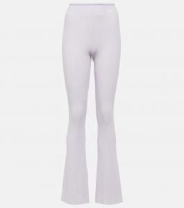 Расклешенные брюки из ребристой ткани Reedition Courrèges, Mist