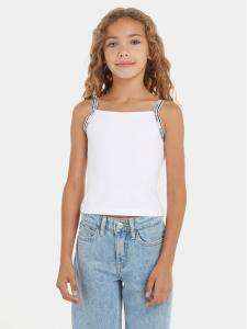 Топ приталенного кроя Calvin Klein, белый