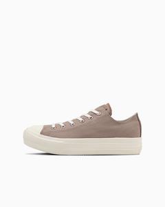 Кеды All Star Light PLTS Point Suede PG OX Platform Low-Cut Converse, цвет Greige