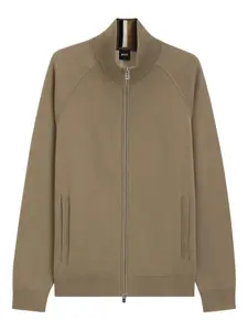 Кардиган на молнии Boss, коричневый