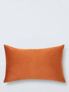 Прямоугольная бархатная подушка John Lewis ANYDAY, Auburn