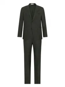 Костюм с накладными карманами Boglioli, зеленый